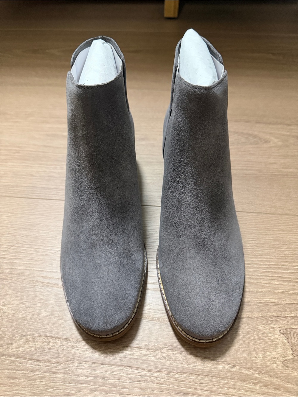 Cole Haan Abbot bootie Gray Suede Ankle Booties